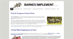 Desktop Screenshot of barnesimplement.com